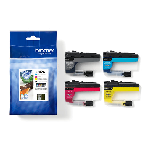 Brother LC-426VAL ink cartridge 4 pc(s) Original Black, Cyan, Magenta, Yellow Brother LC-426VAL ink cartridge 4 pc(s) Original Black, Cyan, Magenta, Yellow